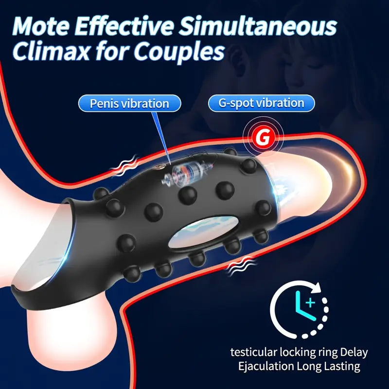 PENILE SLEEVE VIBRATION COCKSCOMB RING