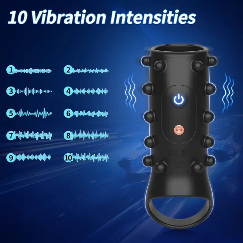 PENILE SLEEVE VIBRATION COCKSCOMB RING