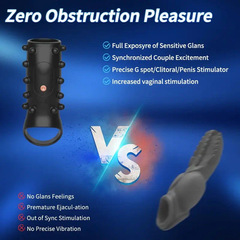 PENILE SLEEVE VIBRATION COCKSCOMB RING