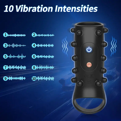 PENILE SLEEVE VIBRATION COCKSCOMB RING